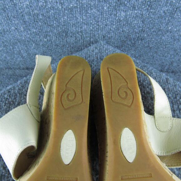Born Women‎ Ankle Strap Sandal Shoes Size 11 Medium Beige Leather - Picture 9 of 10